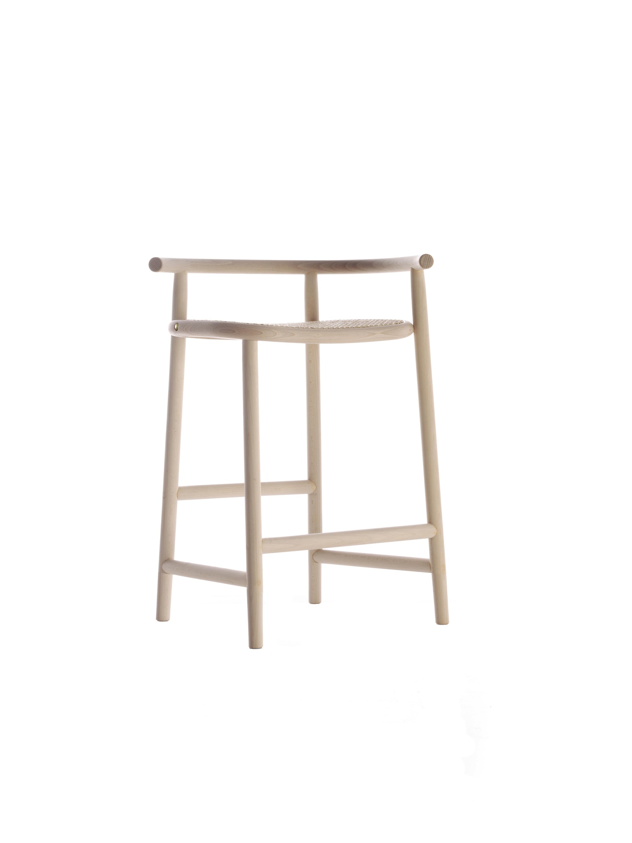 Single Curve Barstool Counter Gebruder Thonet Vienna