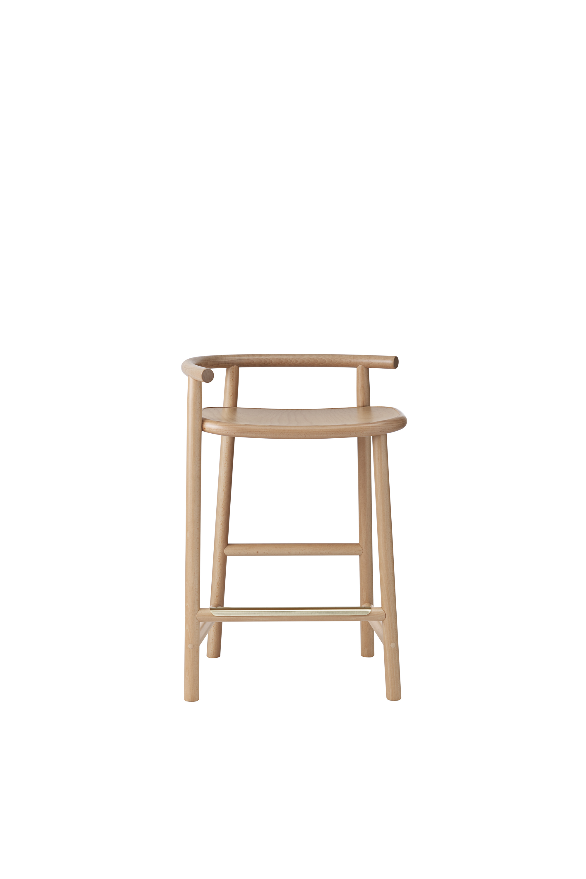 Single Curve Barstool Counter Gebruder Thonet Vienna
