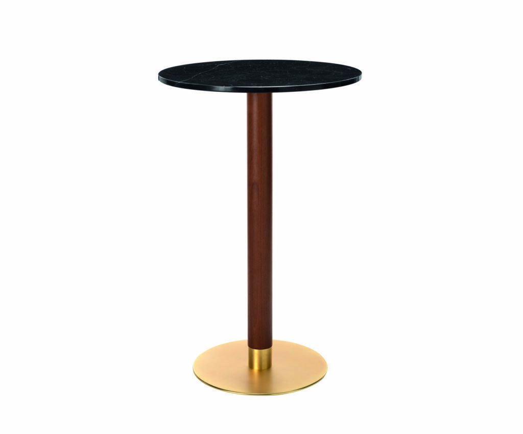 cognac thonet bar round table